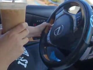 I asked a stranger on the side of the jalan to jerk off and cum in my ice coffee &lpar;public masturbation&rpar; ruangan mobil adult video