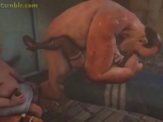 Lulu fucked grūti uz 3d monstrs pieaugušais filma animācija