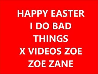X sine zoe happy easter webcam 2017