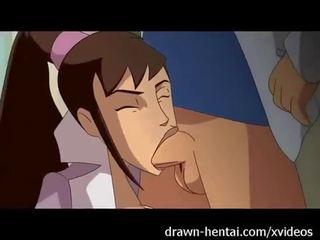 Avatar hentai - x βαθμολογήθηκε βίντεο ταινία legend του korra